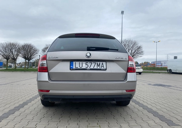 Skoda Octavia cena 62000 przebieg: 177000, rok produkcji 2017 z Lublin małe 407